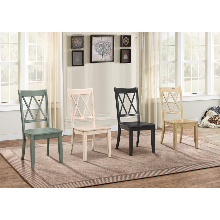 Laurel foundry modern farmhouse wood discount cheryll cross back side dining chair